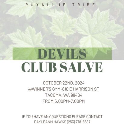 Devils Club Salve October 22nd, 2024 at the Winner's Gym