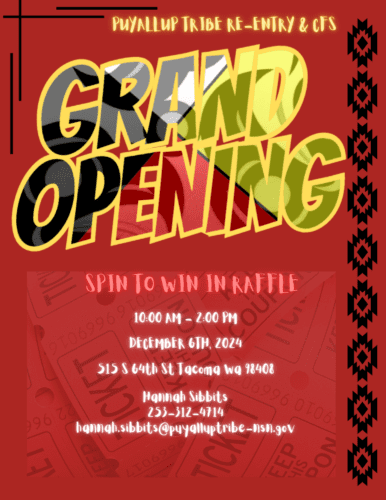 Re-entry Grand Opening poster